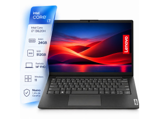 Notebook Lenovo V14 G4 Intel Core i7 13620H - 24Gb - 512Gb - Pantalla 14 Full HD - Windows 11