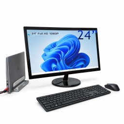 Combo Notebook Dell Latitude 5410 Core i7 - 16Gb - 256Gb - Pantalla 13.3" - W11 Pro - Monitor 24 Full HD