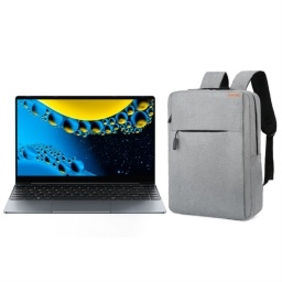 Notebook CHUWI Intel Core i3 10100Y - 8Gb - 256Gb - Pantalla 14" FHD - Windows 11 - Mochila 15.6" Gris