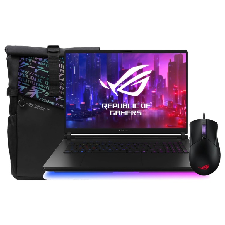 Notebook Gamer ASUS Rog S Intel Core Ultra 9 275hx - Rtx 5080 16Gb - 32Gb - Ssd 2Tb - Pantalla 18 2K 240Hz - W11