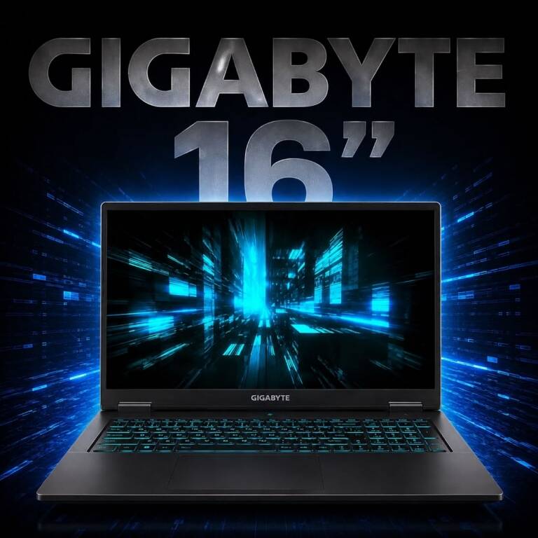 Notebook Gamer GIGABYTE A16 AMD Ryzen 7 260 - RTX�5060 8Gb - 16Gb - 1Tb - Pantalla 16 165Hz - W11