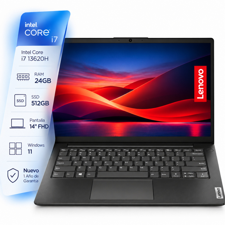 Notebook Lenovo V14 G4 Intel Core i7 13620H - 24Gb - 512Gb - Pantalla 14 Full HD - Windows 11