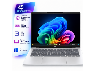 Notebook HP OmniBook 5 AI�Snapdragon X Plus X1P-42-100 - 16Gb - 1Tb - Pantalla 14 OLED - Windows 11