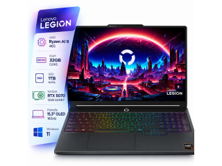 Notebook Gamer LENOVO AMD Ryzen AI 9 465 - RTX 5070 12Gb - RAM 32Gb - Ssd 1TB - Pantalla 15.3 OLED 165Hz - Windows 11