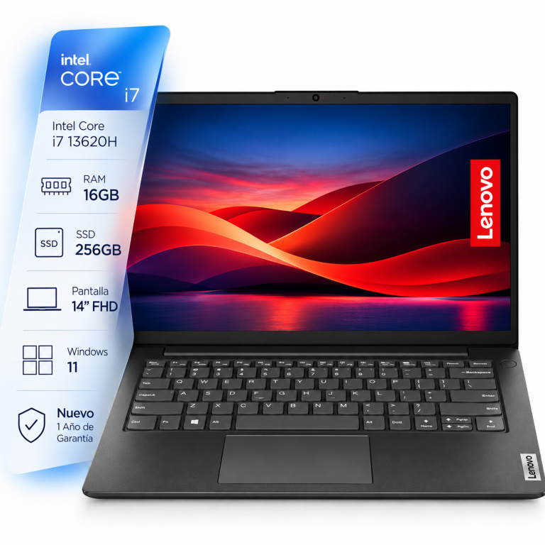 Notebook Lenovo V14 G4 Intel Core i7 13620H - 16Gb - 256Gb - Pantalla 14 Full HD - Windows 11